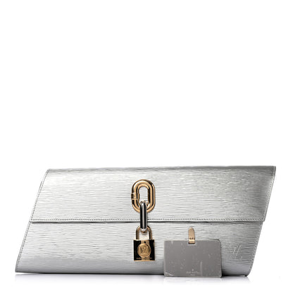 Louis Vuitton Epi Blade Clutch Silver 1 of 8