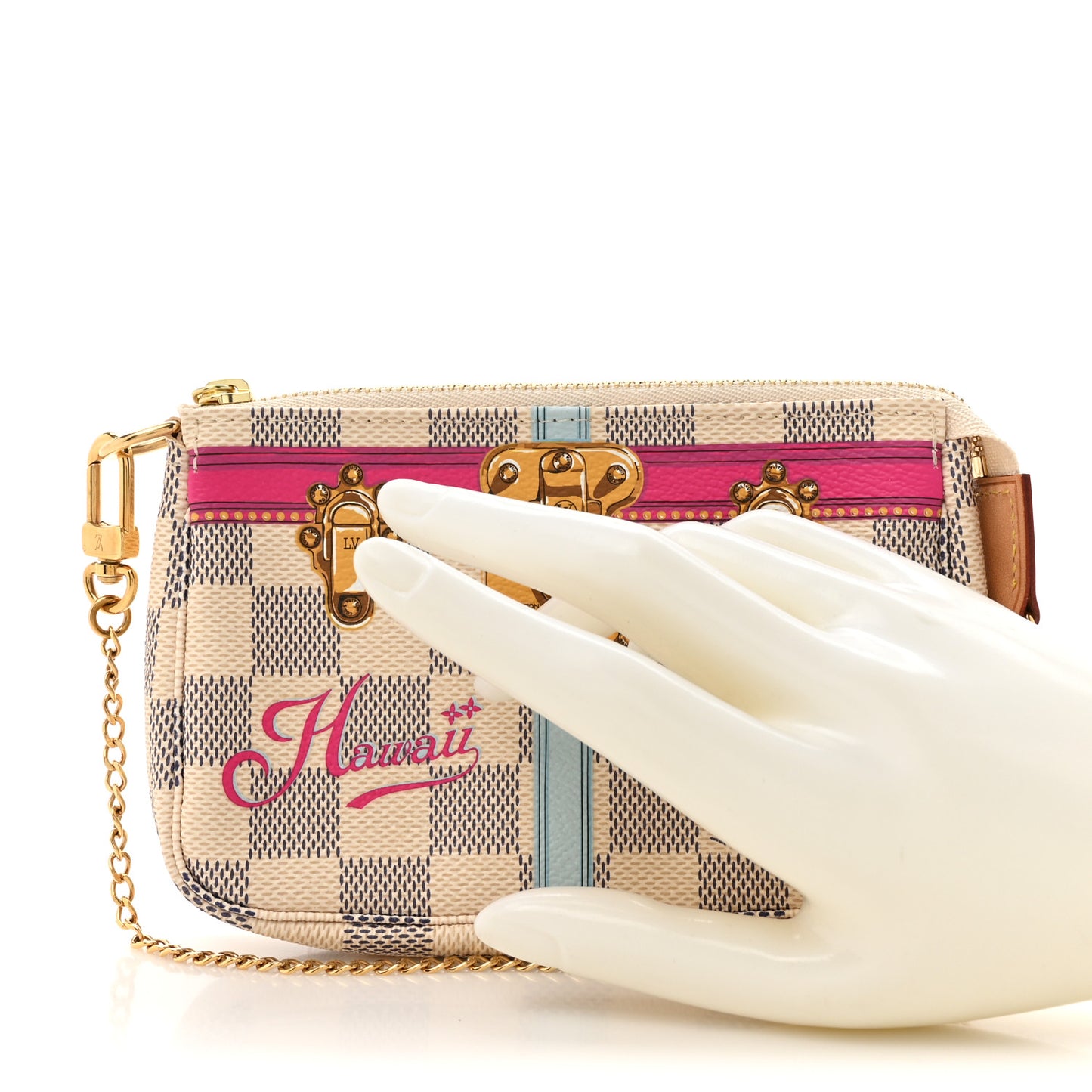 Damier Azur Summer Trunks Hawaii Mini Pochette Accessories