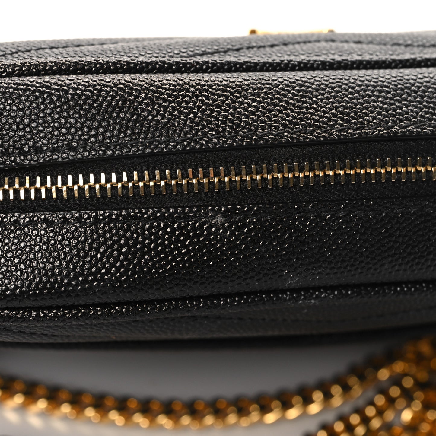 Grain De Poudre Matelasse Monogram Mini Lou Camera Bag Black