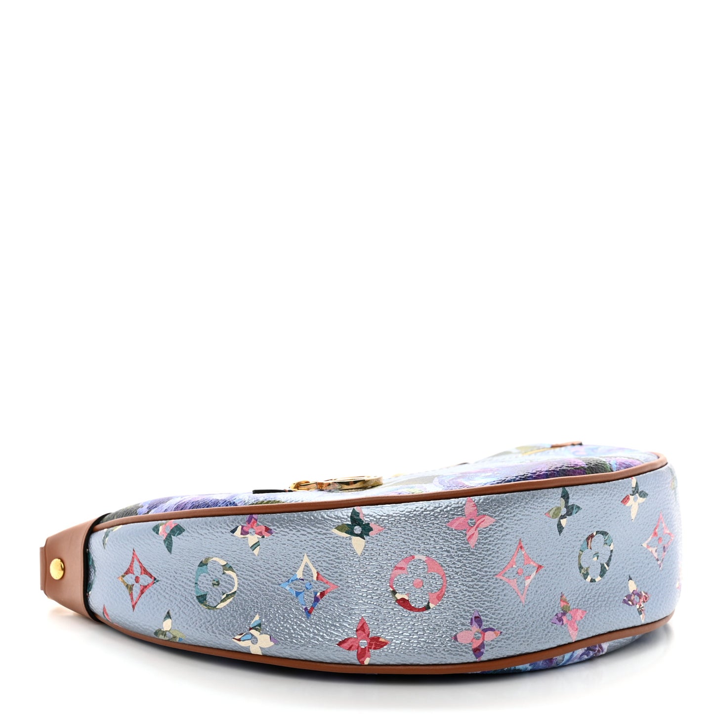 Metallic Monogram LV Garden Loop PM Blue