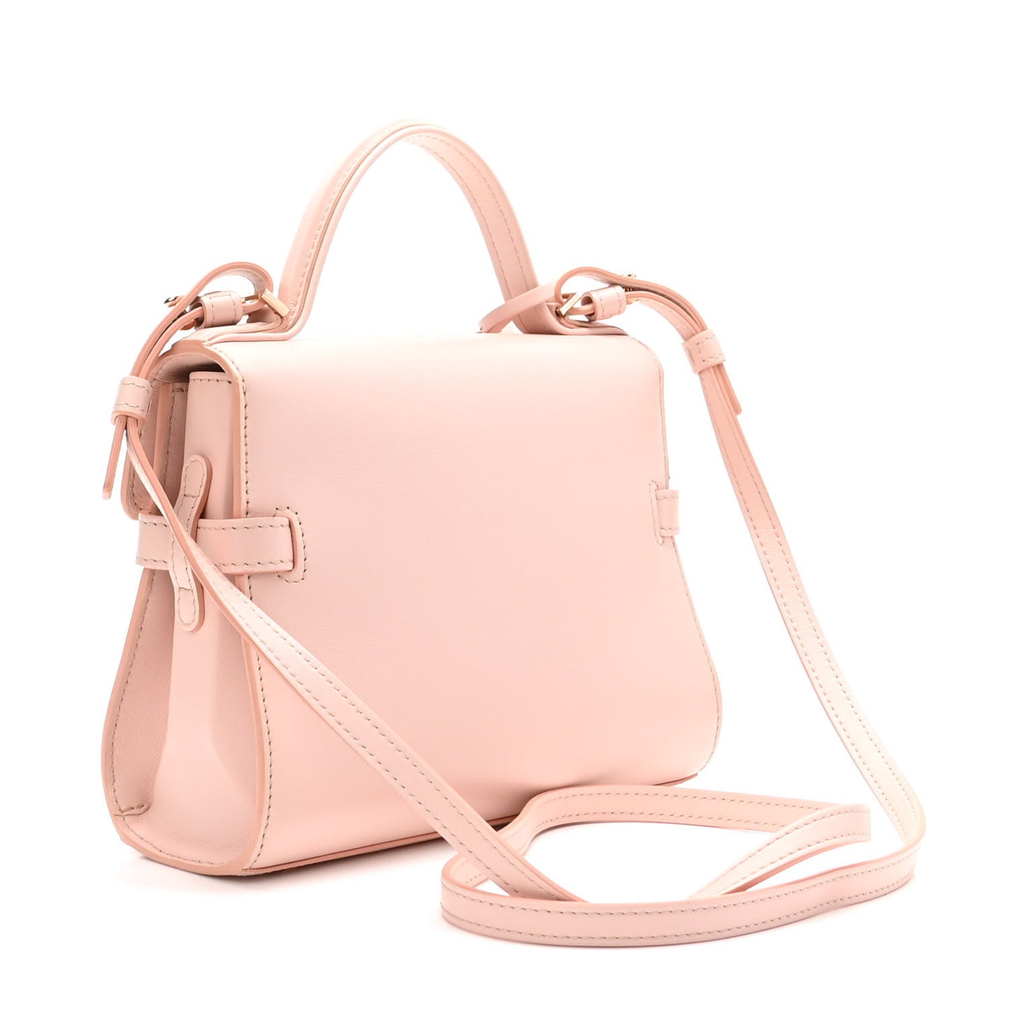 Smooth Calfskin Mini Tempete Satchel Nude