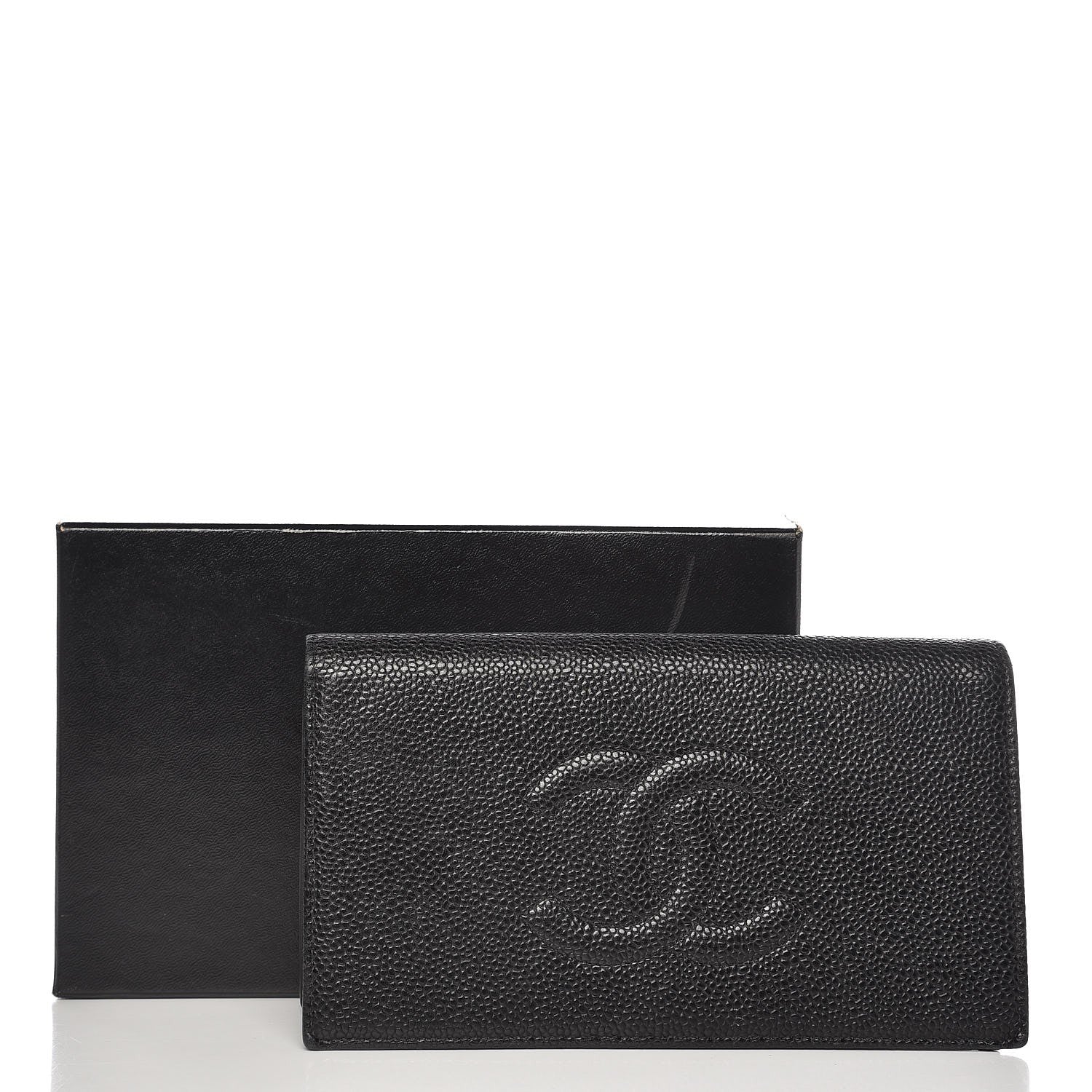 Chanel Caviar Timeless CC Yen Wallet Black 13 of 13