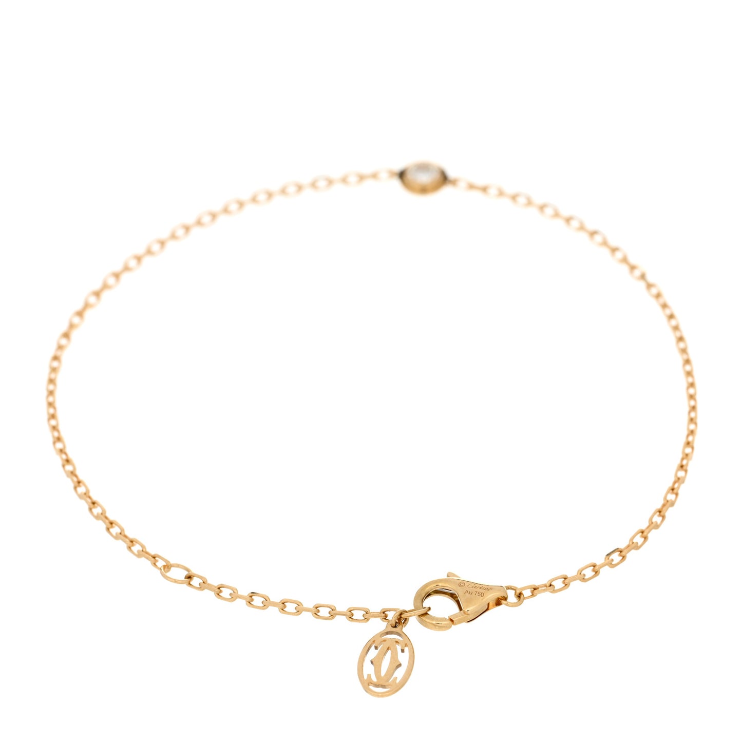 18K Yellow Gold Diamond D'Amour Bracelet