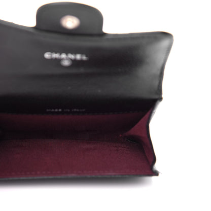 Chanel Caviar Quilted Flap Card Holder Black 5 of 9
