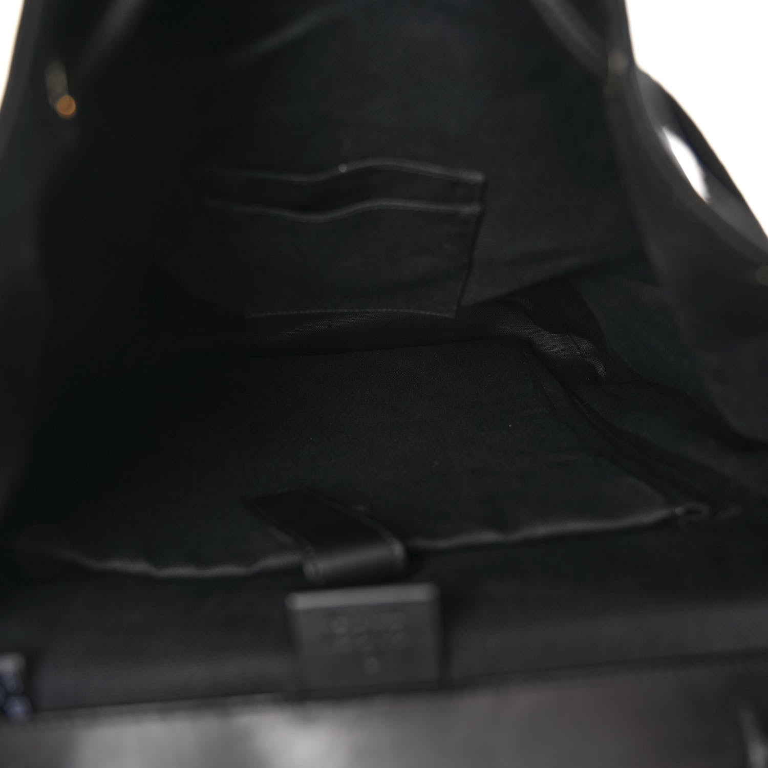 Gucci Soft GG Supreme Monogram Calfskin Web Double Buckle Backpack Black 5 of 10