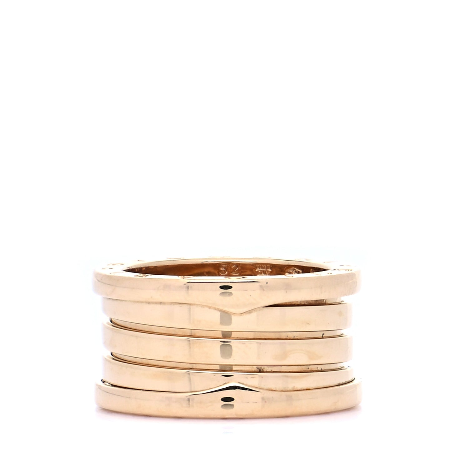 18K Yellow Gold B.Zero1 Four-Band Ring 52 6