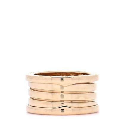 Bulgari 18K Yellow Gold B.Zero1 Four-Band Ring 52 6 1 of 5