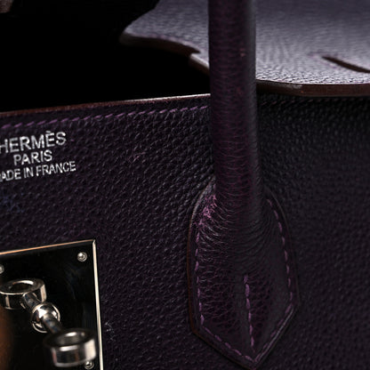 Hermes Togo BIRKIN 35 Raisin 18 of 27