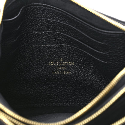 Louis Vuitton Empreinte Double Zip Pochette Black 6 of 8