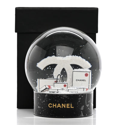 Chanel Glass CC Shopping Bag Snow Globe 8 of 8