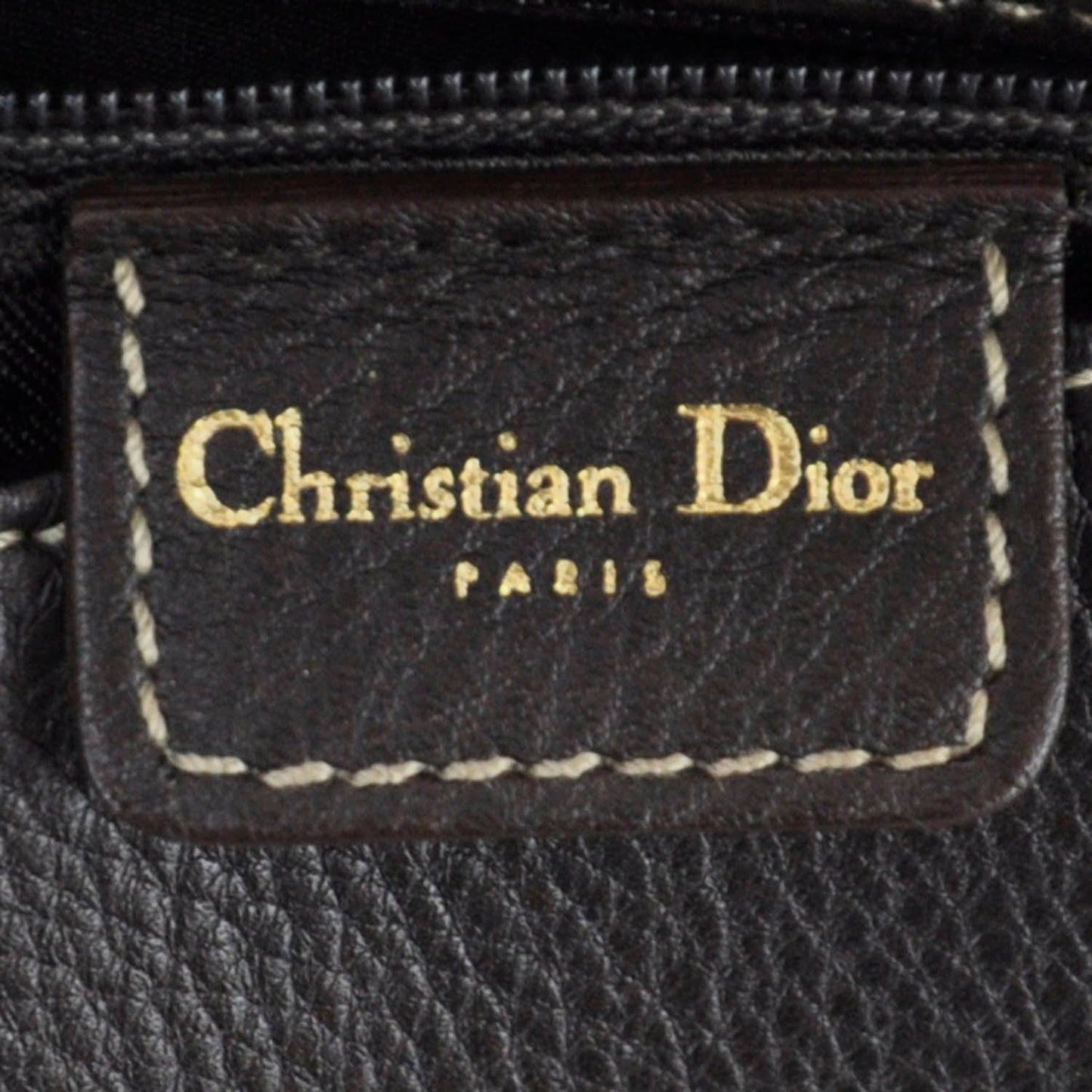 Leather Baudrier Saddle Bag Brown