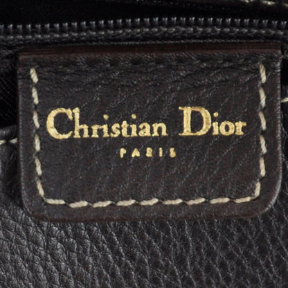 Christian Dior Leather Baudrier Saddle Bag Brown 10 of 12