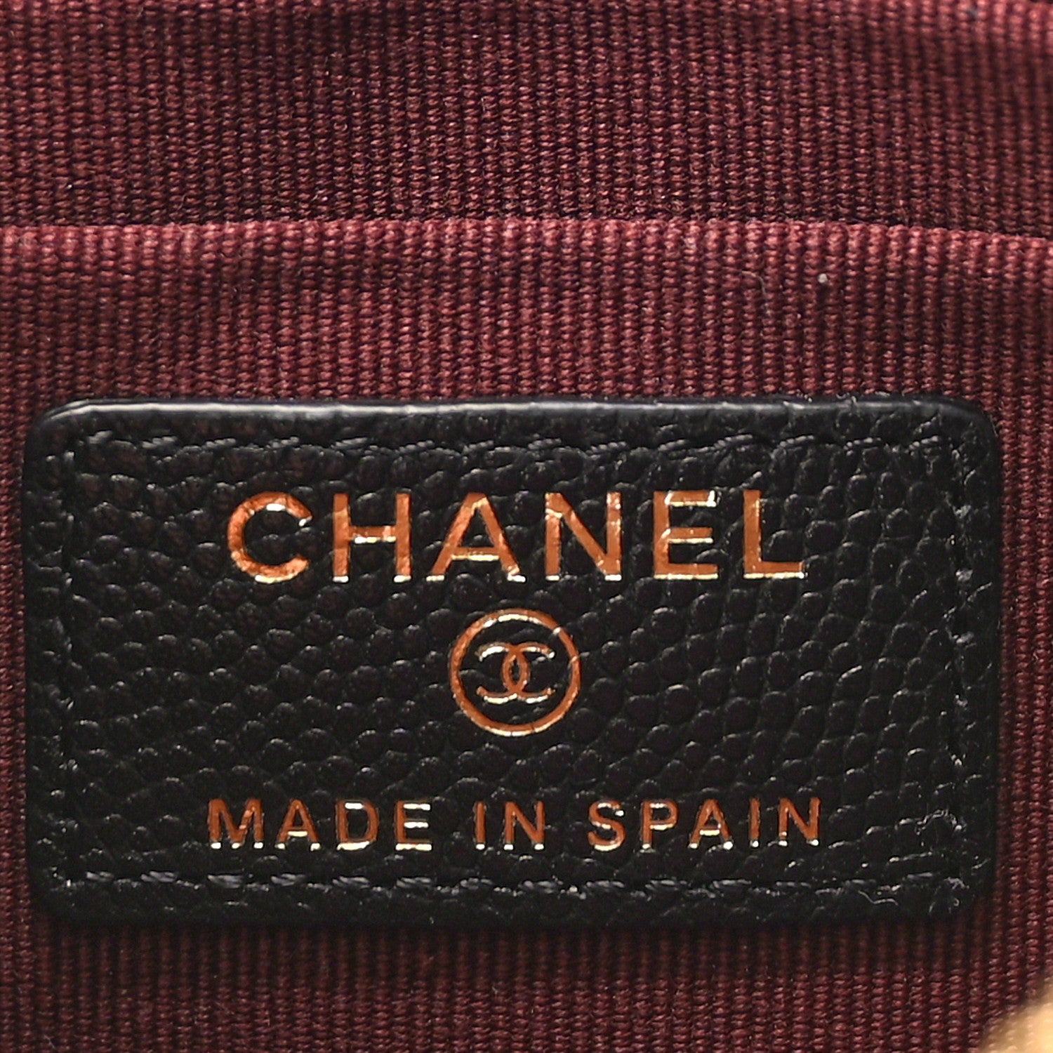 Chanel Caviar Quilted Cosmetic Case Black 6 of 10