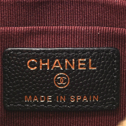 Chanel Caviar Quilted Cosmetic Case Black 6 of 10