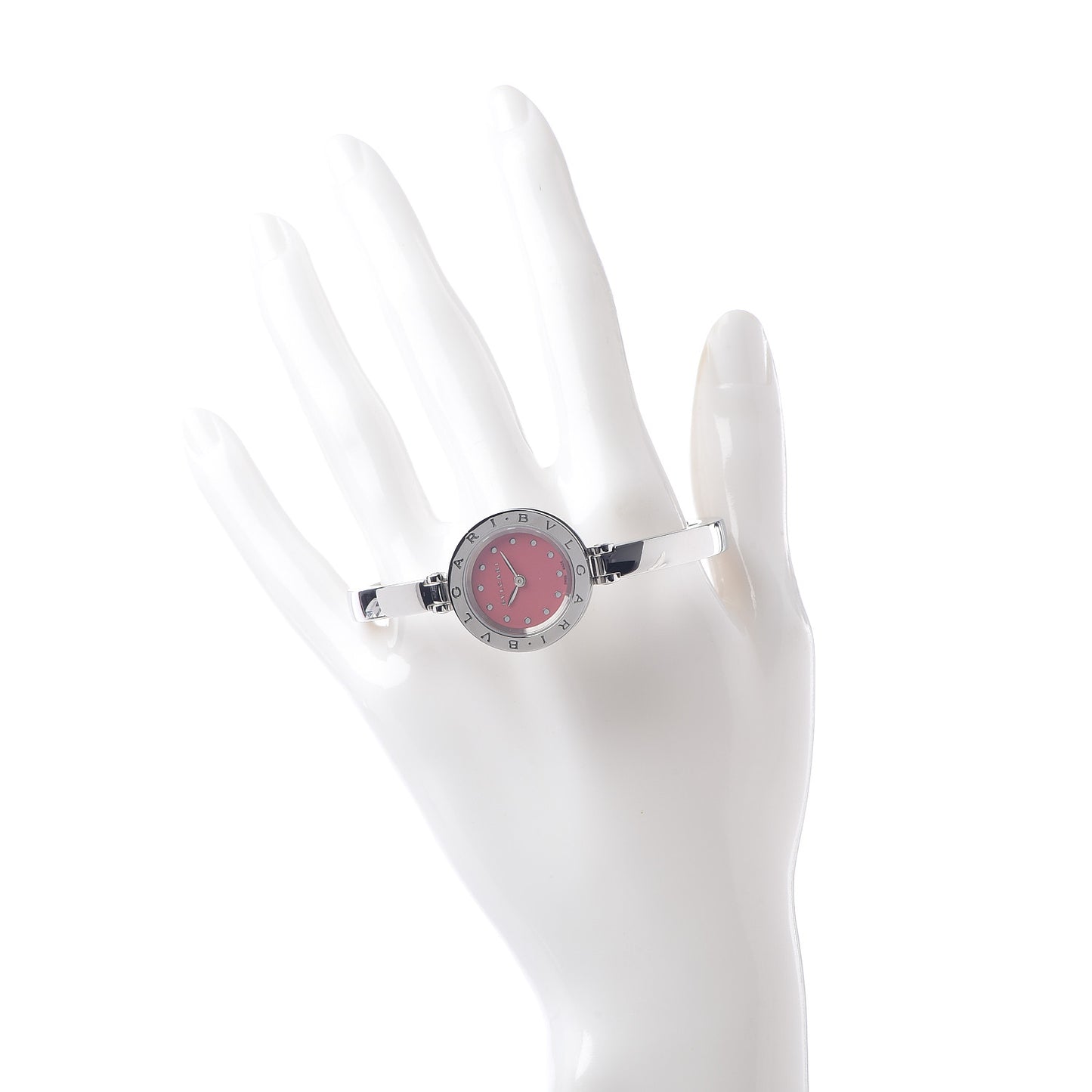 Stainless Steel 23mm B.zero1 Quartz Watch Pink