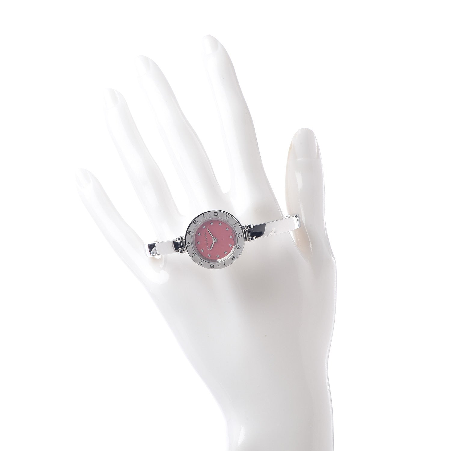 Bulgari Stainless Steel 23mm B.zero1 Quartz Watch Pink 2 of 5