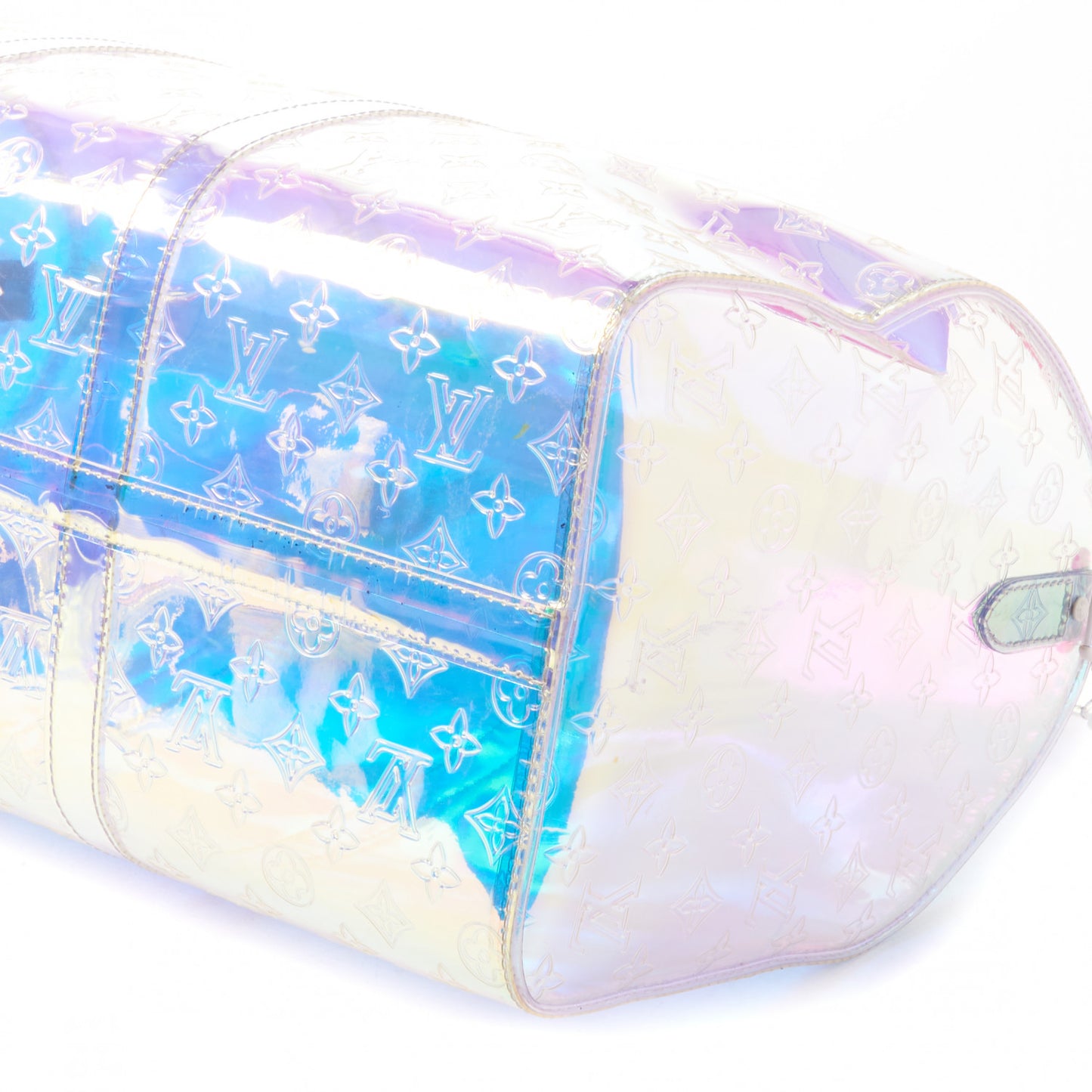PVC Monogram Keepall Bandouliere 50 Iridescent Prism