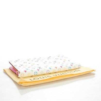 Louis Vuitton Monogram Multicolor Insolite Wallet White Litchi 4 of 7