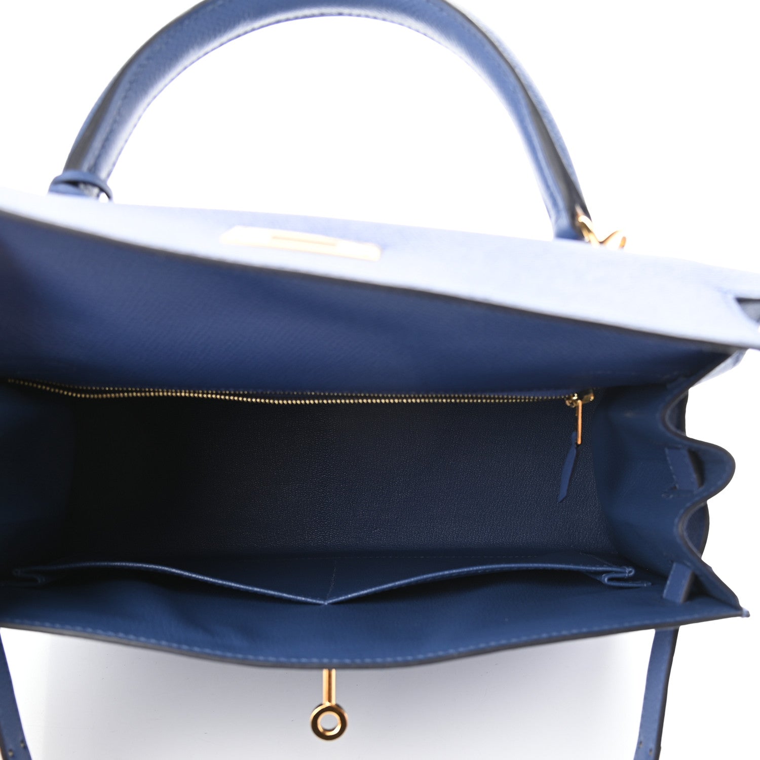 Hermes Epsom Kelly Sellier 28 Bleu Brighton 5 of 10