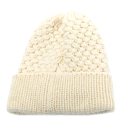 Chanel Cashmere CC Beanie Hat Ivory 3 of 5