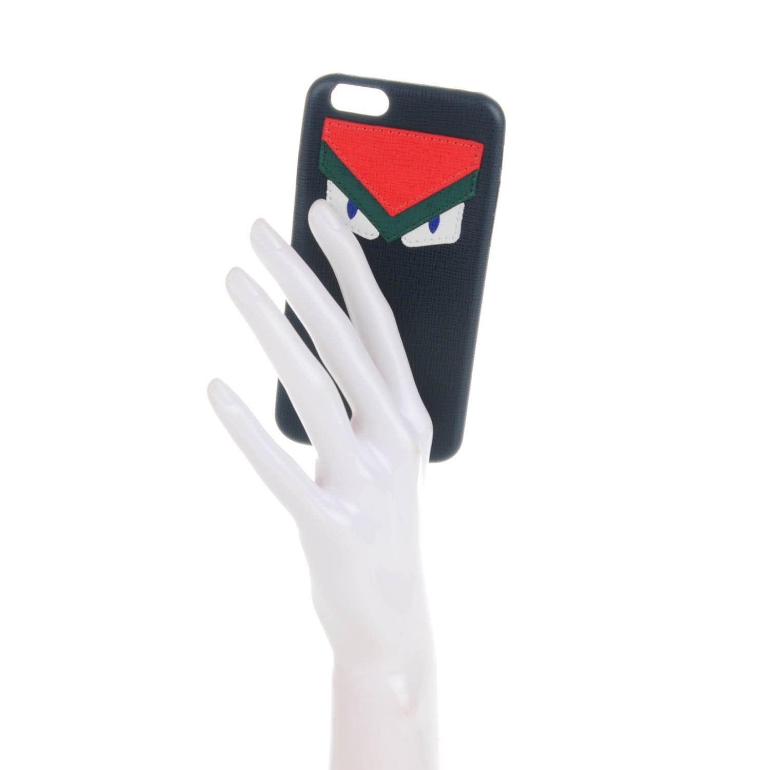 Fendi Calfskin Monster IPhone 6 Case Blue 2 of 5