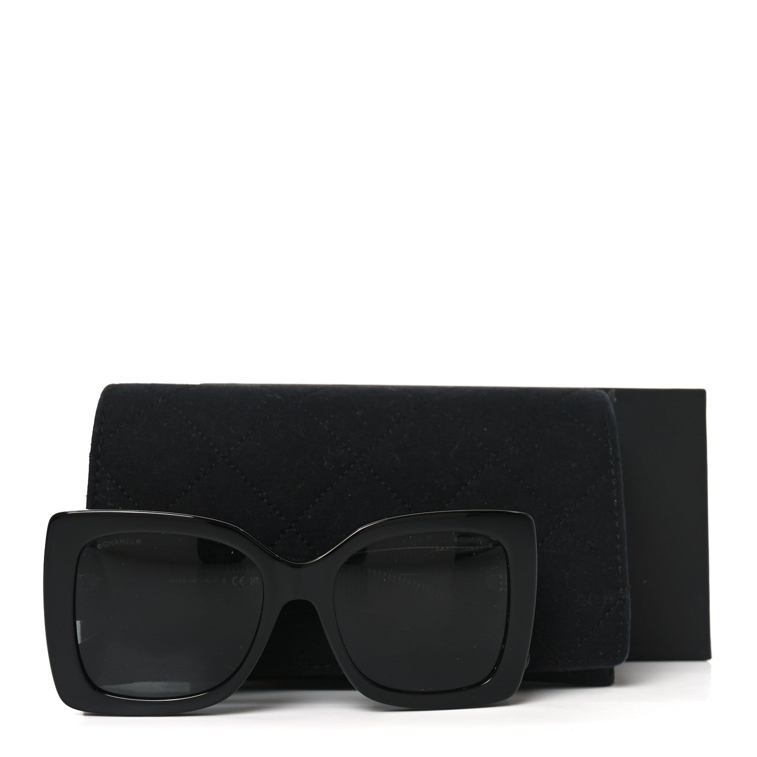 Chanel Square Polarized CC 5494-A Sunglasses Black 1883013