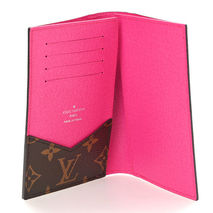 Louis Vuitton Monogram Macassar Passport Cover Fuchsia 5 of 8