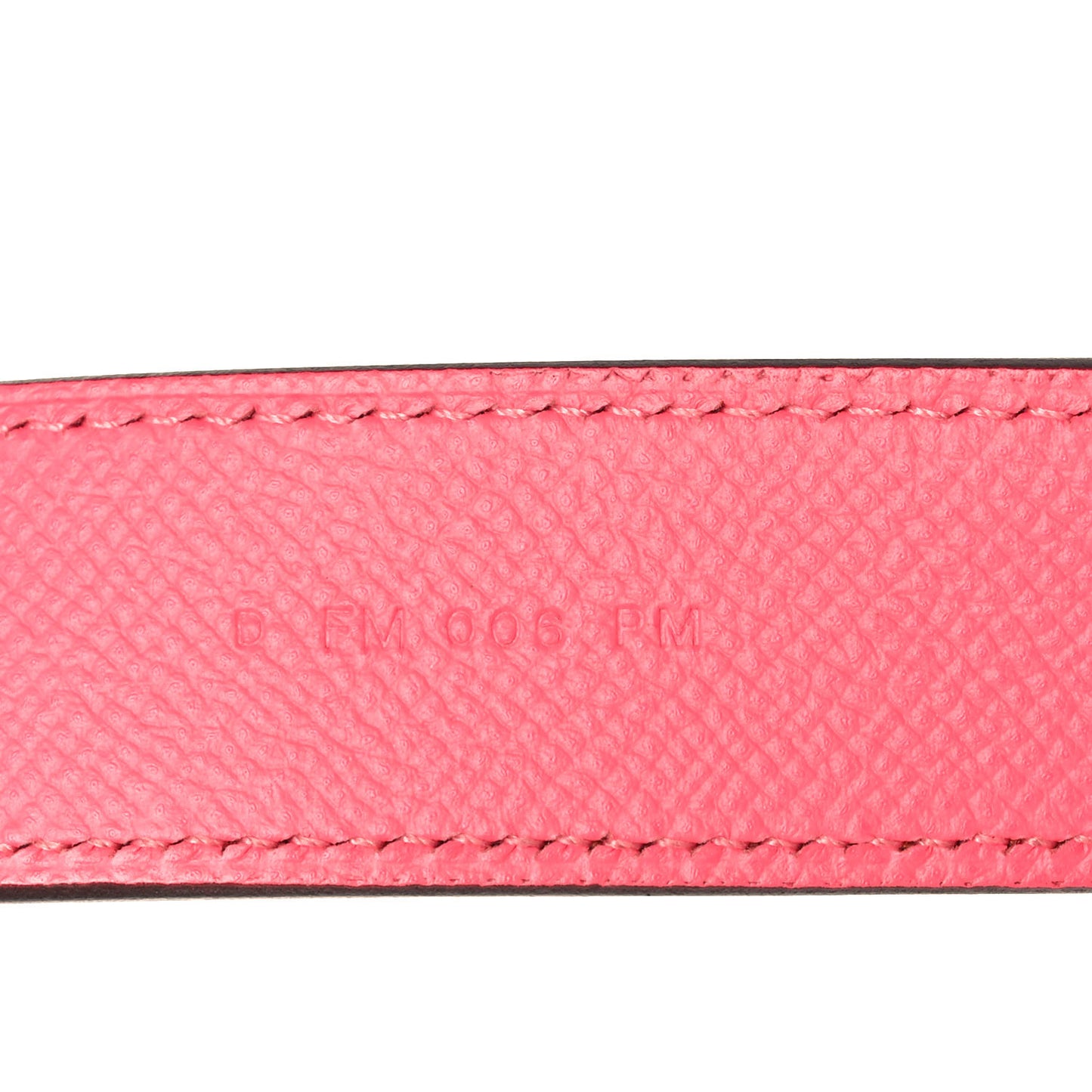 Epsom 30mm Tressage Au Galop Shoulder Strap Rose Azalee Senne Gold
