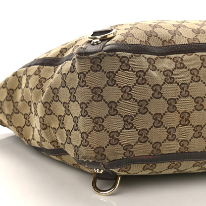 Gucci Monogram Large Abbey Tote Dark Brown 8 of 12