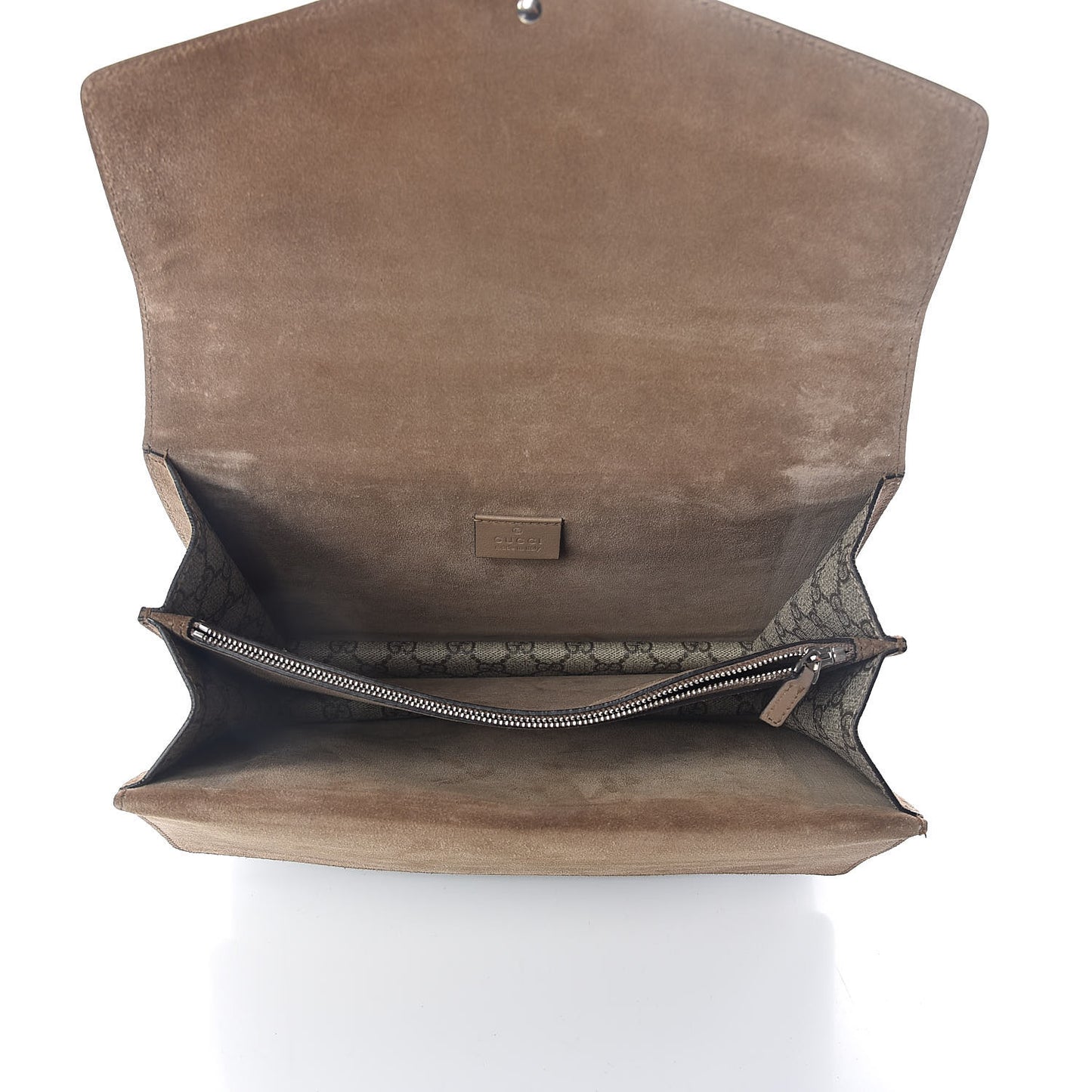 GG Supreme Monogram Embroidered Medium Dionysus Shoulder Bag Beige