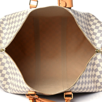 Louis Vuitton Damier Azur Keepall Bandouliere 55 5 of 17