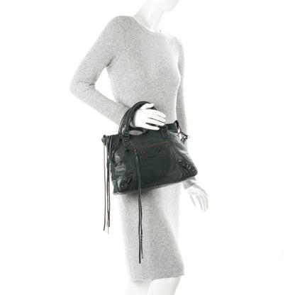 Balenciaga Agneau Classic Hardware Town Anthracite 3 of 9