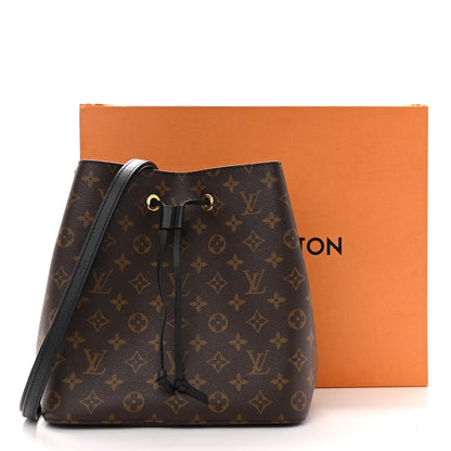 Louis Vuitton Monogram Neonoe MM Black 9 of 9