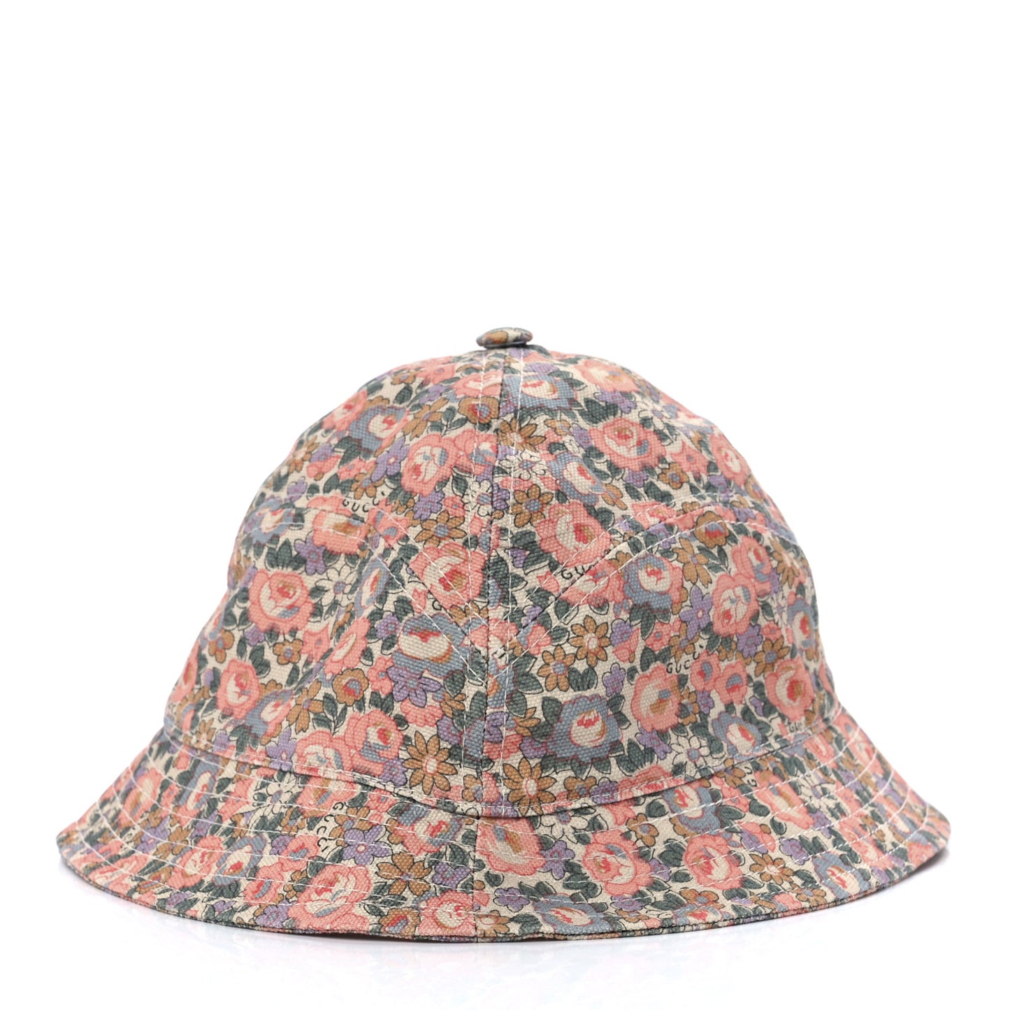 X LIBERTY OF LONDON Canvas Infinity Abbey Bucket Hat M Perfect Pink Ivory