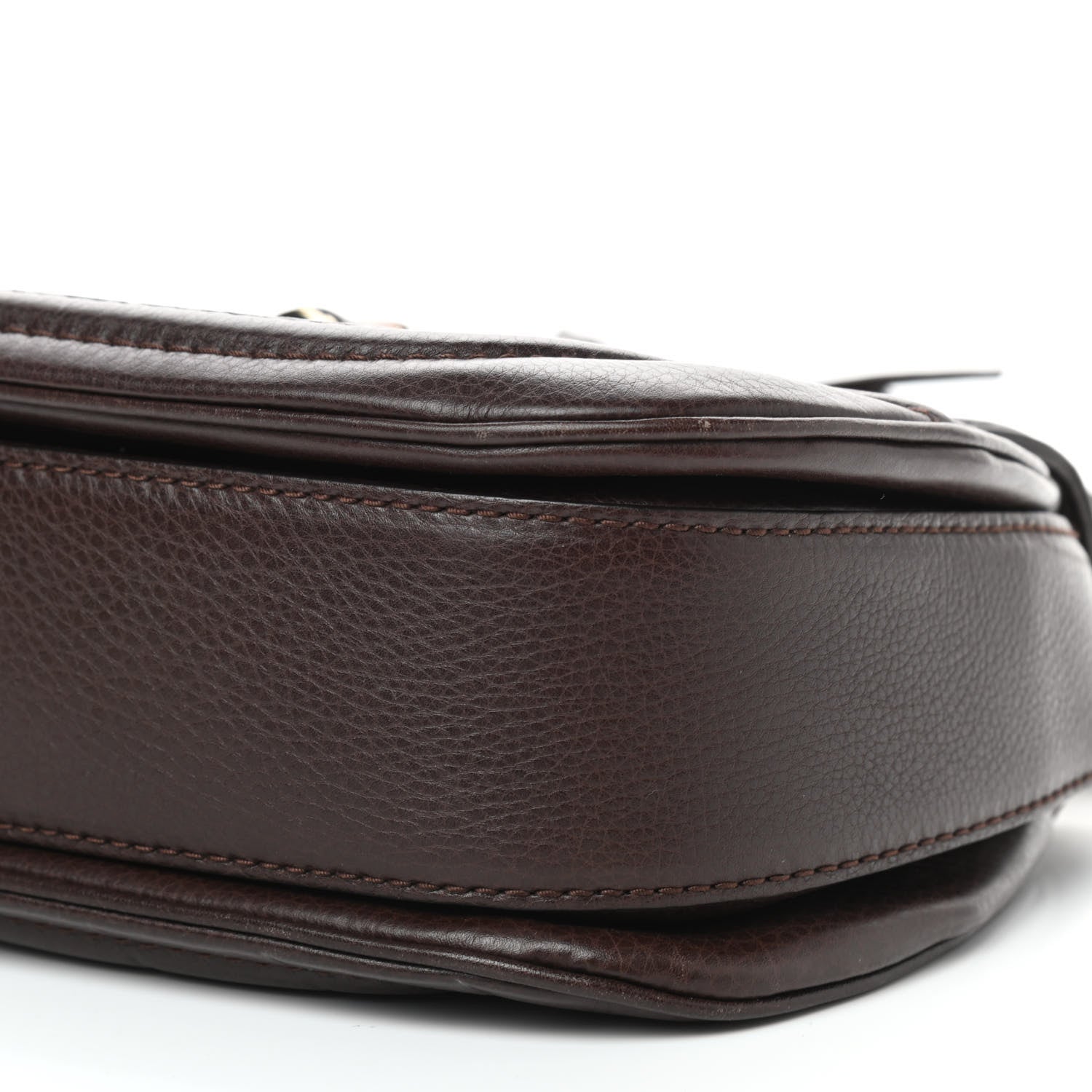 Gucci Calfskin Medium New Bamboo Top Handle Bag Brown 6 of 8