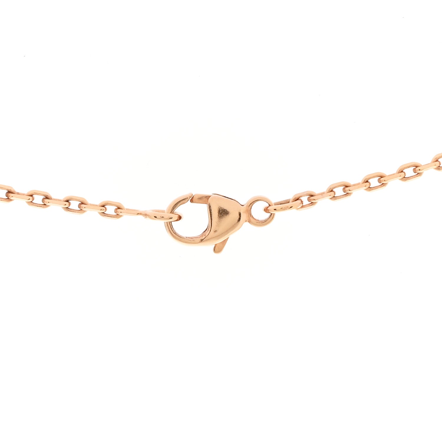 Hermes Lacquered Rose Gold Mini Pop H Pendant Necklace Marron Glace 5 of 7