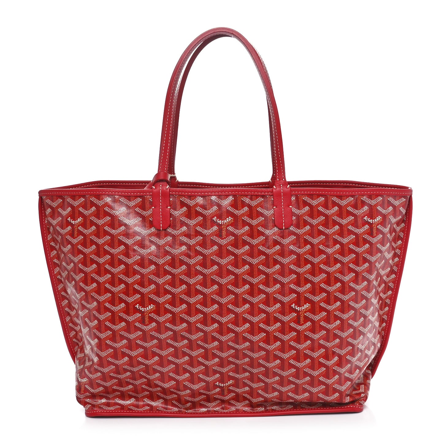 Goyardine Reversible Anjou PM Red