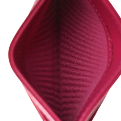 Chanel Caviar Quilted Card Holder Fuchsia 5 of 8