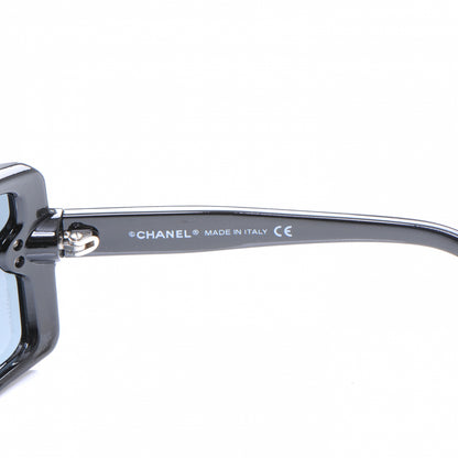 Chanel CC Logo Sunglasses Clear 5065 Black 2 of 5