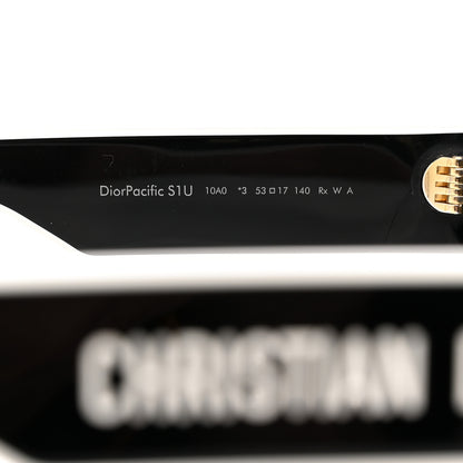 Christian Dior Diorpacific S1U Square Sunglasses Black White 5 of 8