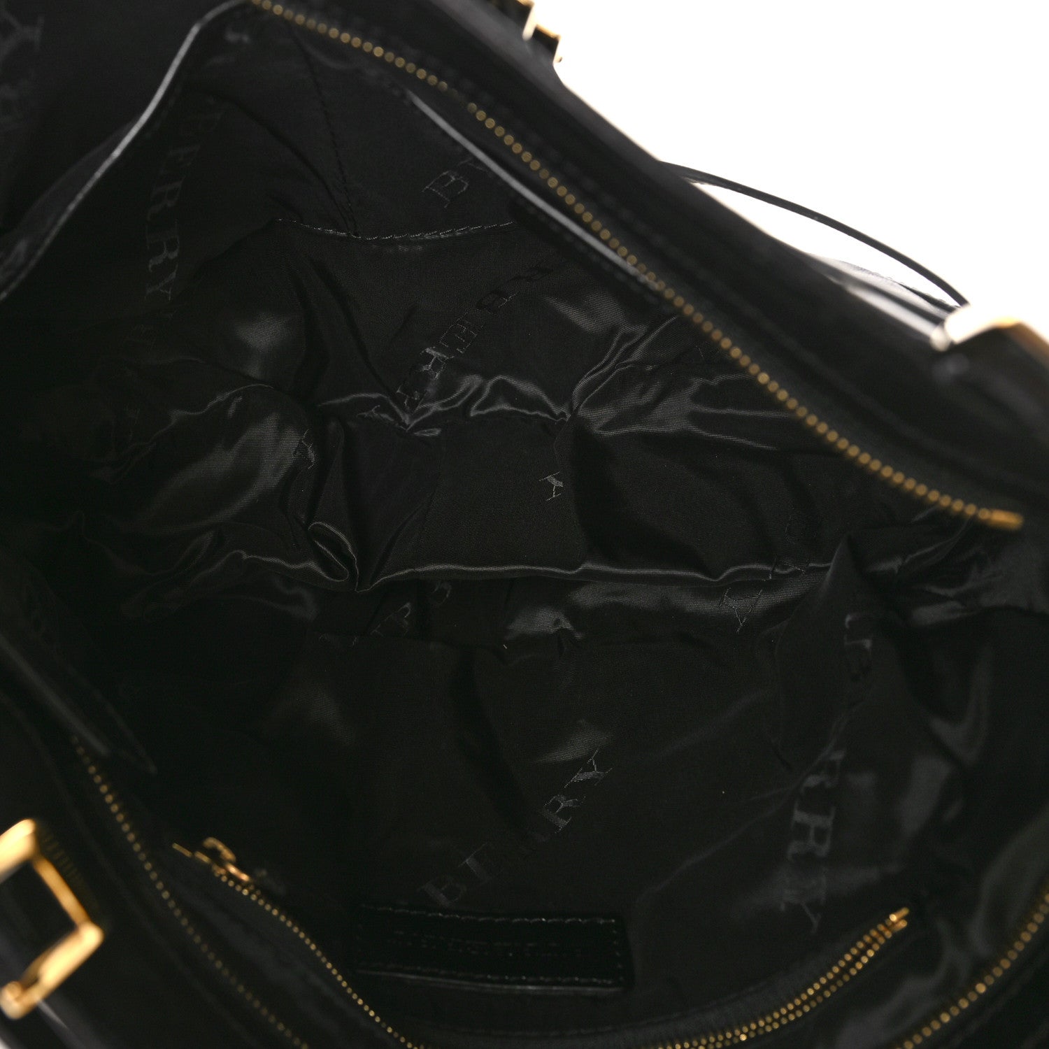Burberry Lambskin Bridle Calfskin Small Dutton Hobo Black 5 of 10