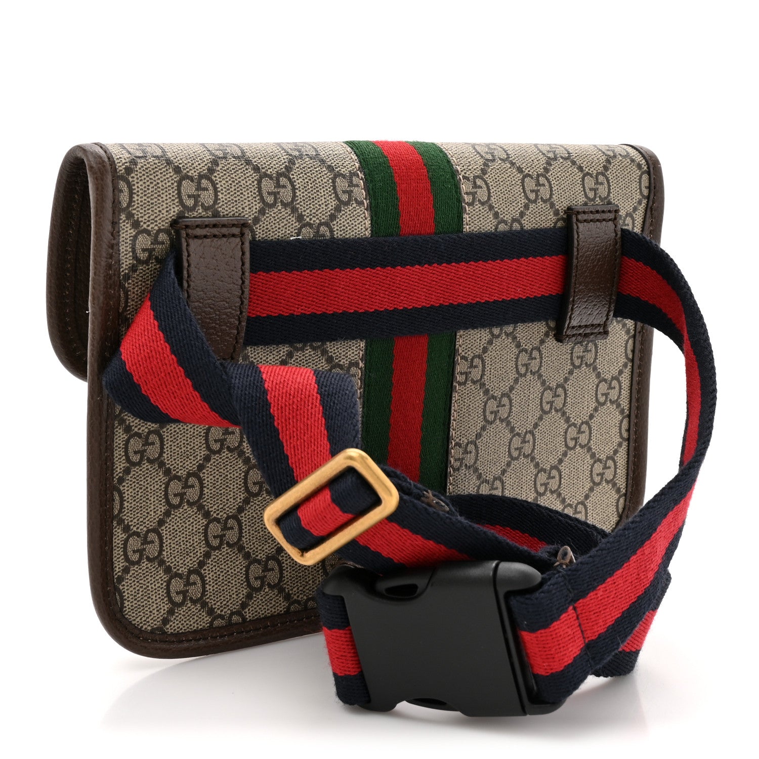 Gucci GG Supreme Monogram Web Small Ophidia Belt Bag Brown 3 of 12