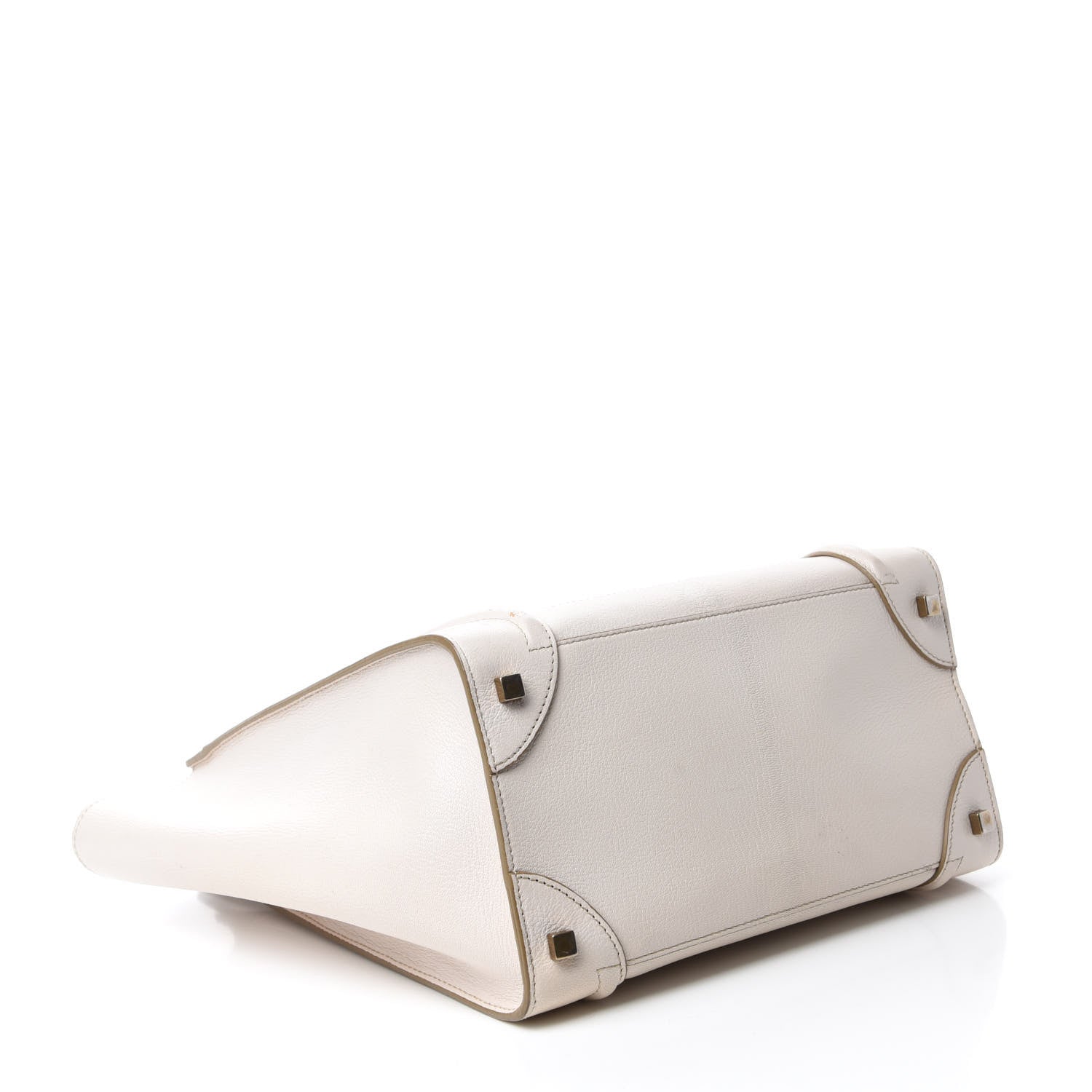 Celine Goatskin Mini Luggage White 4 of 20