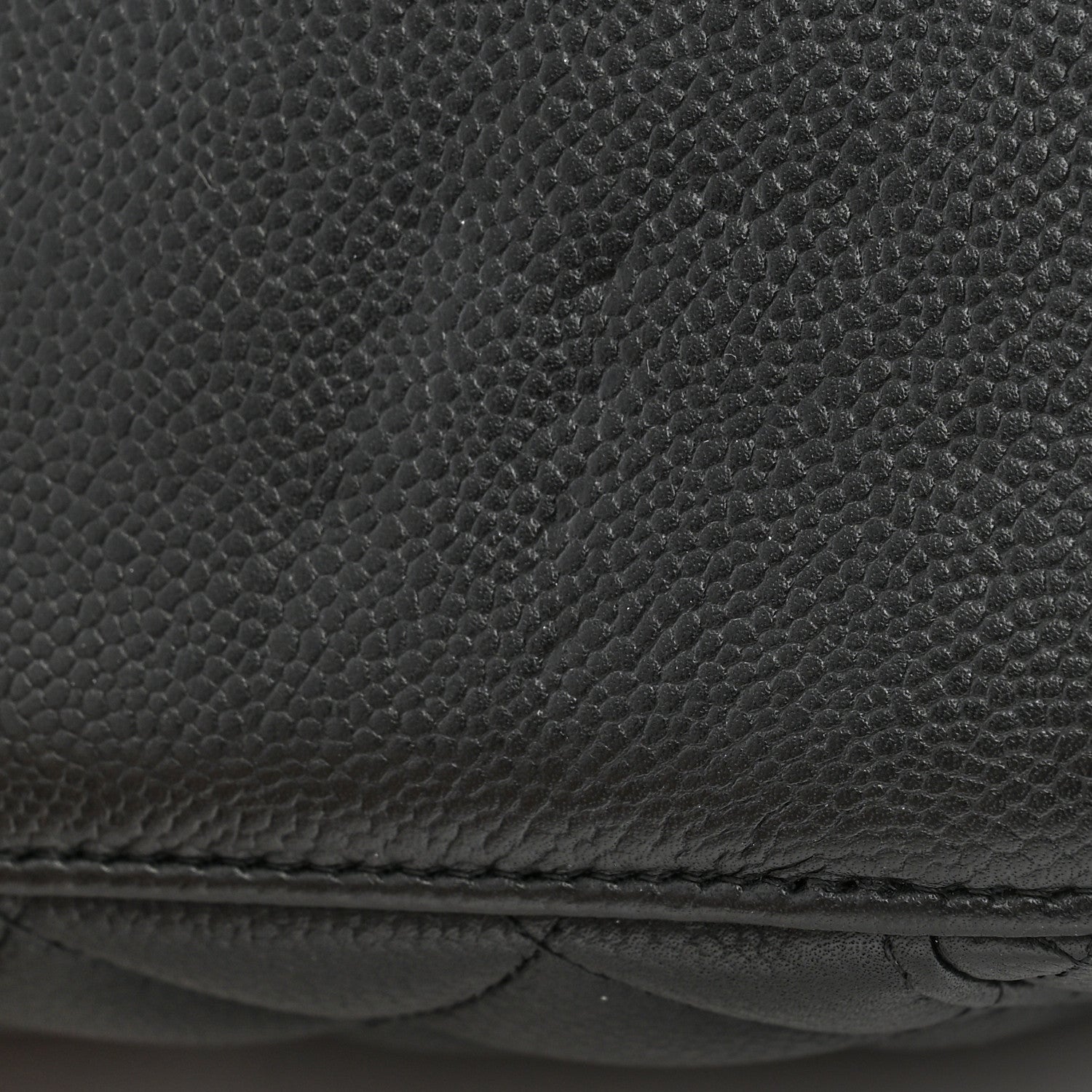 Chanel Caviar Quilted Small Tiny CC Vanity Case With Chain Black 12 of 12