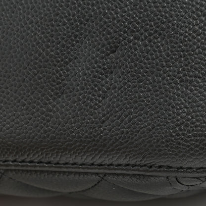Chanel Caviar Quilted Small Tiny CC Vanity Case With Chain Black 12 of 12