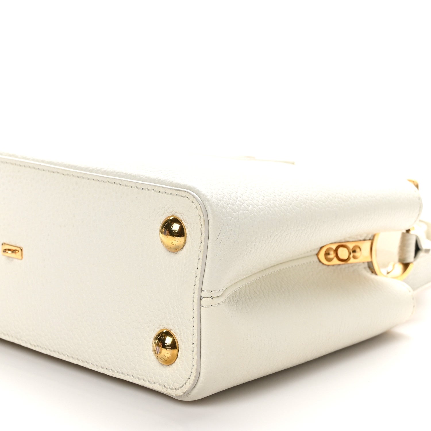 Louis Vuitton X UF Taurillon Artycapucines BB White 9 of 10