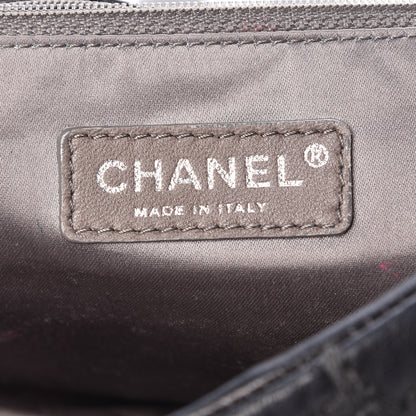 Chanel Lambskin Tweed Double Stitch Flap Black 6 of 21