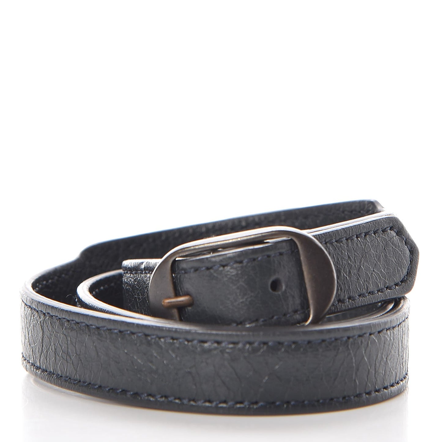 Agneau Arena Classic Hardware Triple Tour M Bracelet Anthracite