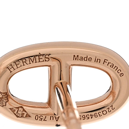 Hermes 18K Rose Gold TPM Farandole Stud Earrings 4 of 4