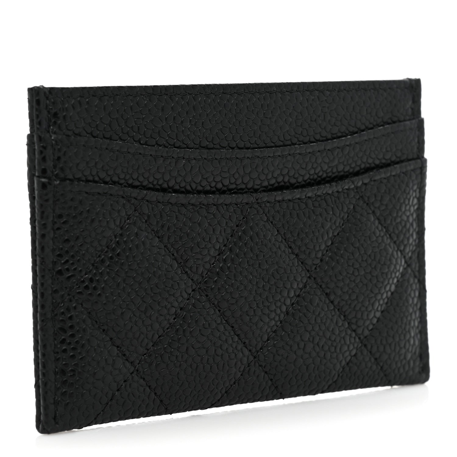 Chanel Caviar Quilted Card Holder Black 3 of 9